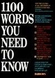 Cover of 1100 Words You Need to Know