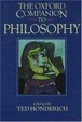 Cover of The Oxford Companion to Philosophy