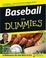 Cover of "Baseball For Dummies"