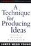 Cover of "A Technique for Producing Ideas"