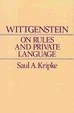 Cover of Wittgenstein on Rules and Private Language