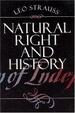 Cover of Natural Right and History