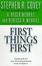 Cover of "First Things First"