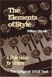 The elements of style : A style guide for writers