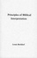 Cover of "Principles of Biblical Interpretation"