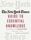 Cover of "The New York Times Guide to Essential Knowledge"