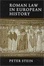 Cover of 'Roman Law in European History'