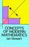 Cover of "Concepts of Modern Mathematics"