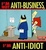 Cover of "I'M Not Anti-Business, I'M Anti-Idiot-Dilbert"