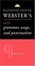 Cover of "Random House Webster's Pocket Grammar, Usage, and Punctuation"
