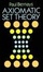 Cover of 'Axiomatic Set Theory'