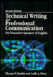 Cover of Technical Writing and Professional Communication for Nonnative Speakers of English