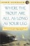 Cover of Where the Trout Are All as Long as Your Leg