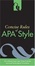 Cover of "Concise Rules Of Apa Style"