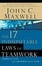 Cover of 'The 17 Indisputable Laws of Teamwork'