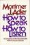 Cover of "How to Speak How to Listen"
