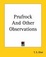 Cover of Prufrock And Other Observations