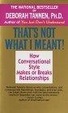 Cover of That's Not What I Meant!