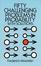 Cover of "Fifty Challenging Problems in Probability with Solutions"
