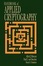 Cover of 'Handbook of Applied Cryptography'