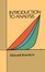 Cover of "Introduction to Analysis"