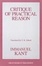 Cover of "Critique of Practical Reason"