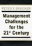 Cover of "Management Challenges for the 21st Century"
