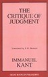 Cover of The Critique of Judgment