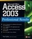 Cover of "Microsoft Office Access 2003 Professional Results"