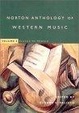 Cover of The Norton Anthology of Western Music, Fourth Edition, Volume 2