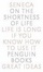 Cover of "On the Shortness of Life"