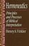 Cover of "Hermeneutics"