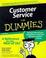 Cover of "Customer Service for Dummies"