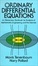 Cover of Ordinary Differential Equations