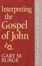 Cover of "Interpreting the Gospel of John"