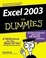 Cover of Excel 2003 for Dummies