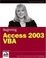 Cover of "Beginning Access 2003 VBA"
