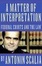 Cover of "A Matter of Interpretation"
