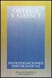 Cover of Investigaciones psicológicas