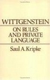 Cover of Wittgenstein on Rules and Private Language