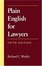 Cover of "Plain English for Lawyers"