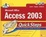 Cover of Microsoft Office Access 2003 QuickSteps