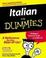 Cover of Italian for Dummies