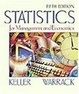 Cover of Statistics for Management and Economics