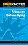 Cover of "Spark Notes A Lesson Before Dying"