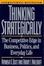 Cover of "Thinking Strategically"