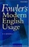 Cover of "Fowler's Modern English Usage"