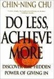 Cover of Do Less, Achieve More