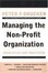 Cover of "Managing the Non-Profit Organization"