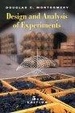 Cover of Design and Analysis of Experiments, 5th Edition